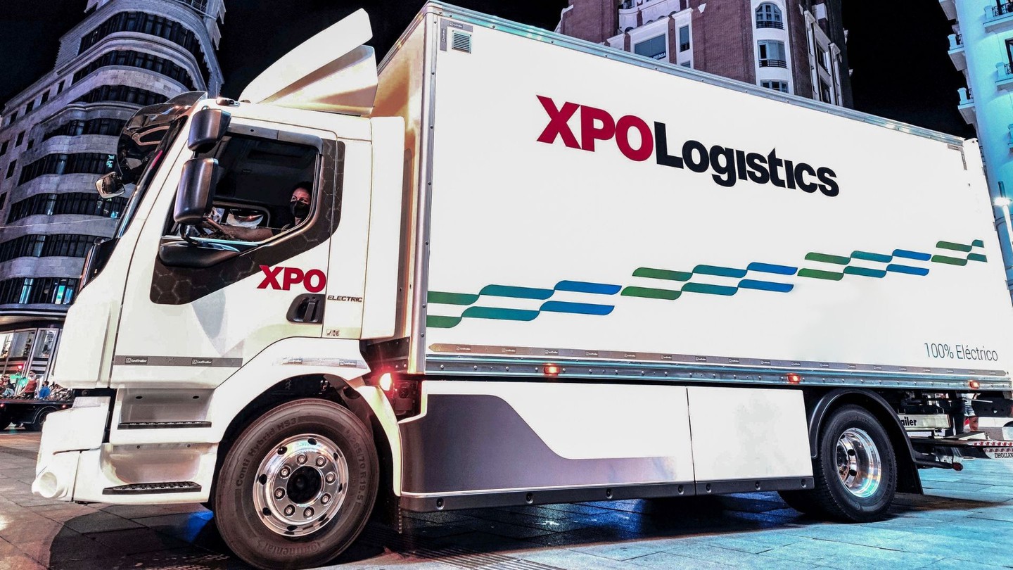 Xpo Logistics Introduces Its First Fully Electric Truck In Spain